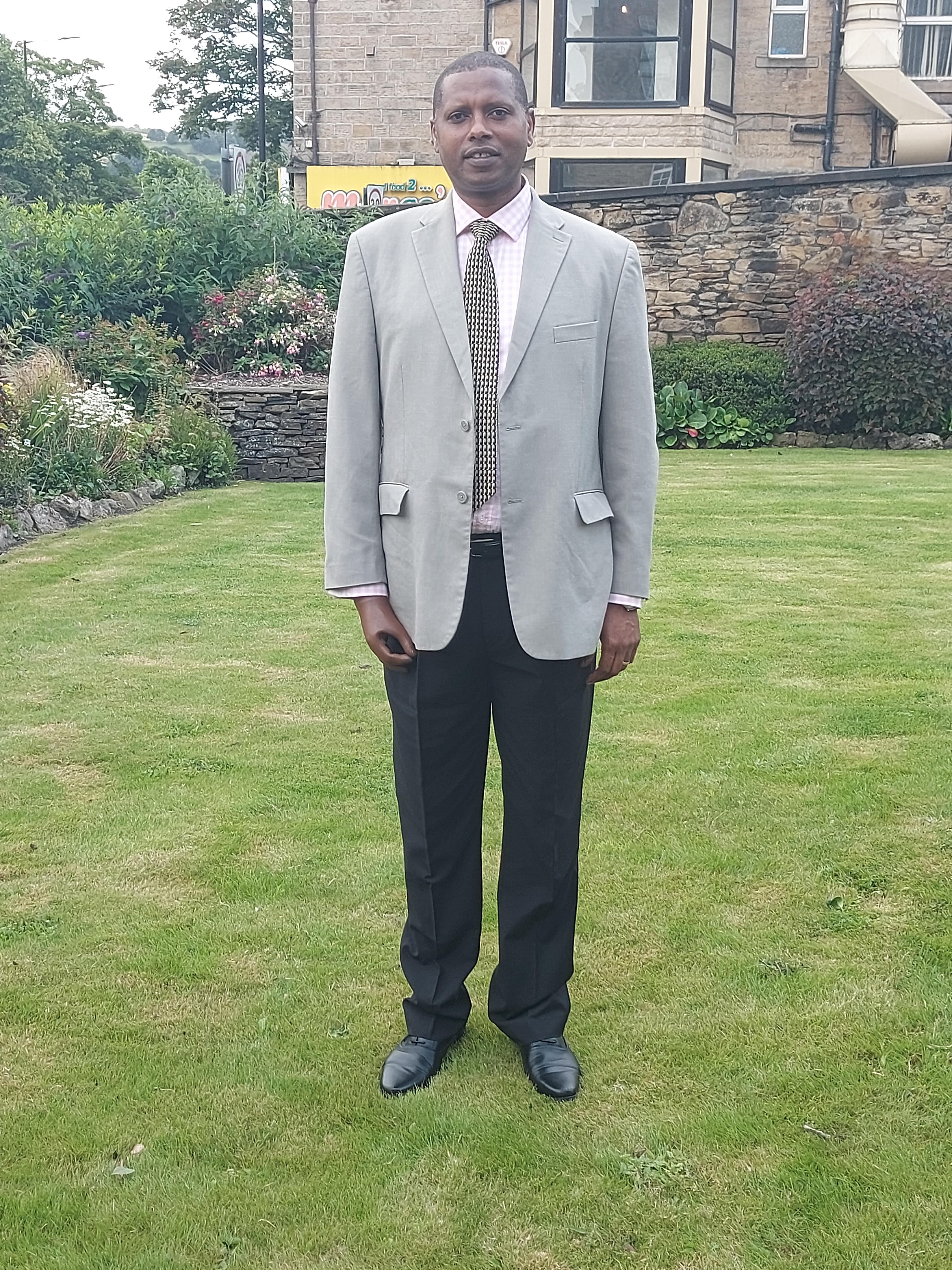 Family on a coffee plantation in Rwanda